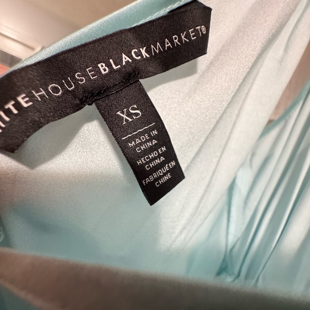 WHBM Elegant Blue Ombre Maxi Dress - Picture 2 of 6